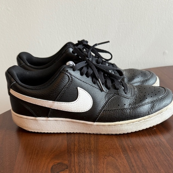 Nike Other - Nike Classic Black and White Leather Shoes - 10W/8.5M